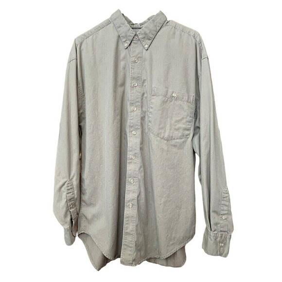 Duck Head Men's Shirt Long Sleeve Button Up Beige Size XL #A1154 - Picture 1 of 6